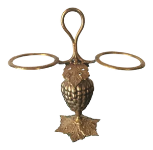 1970s Brass Wine Bottle Holder