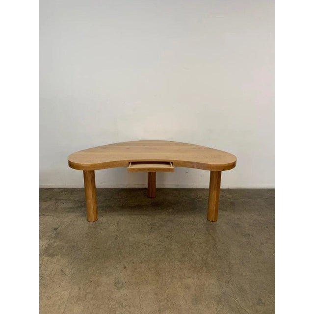 Tan CURVAS Upgrade Edition- three leg solid white oak For Sale - Image 8 of 13