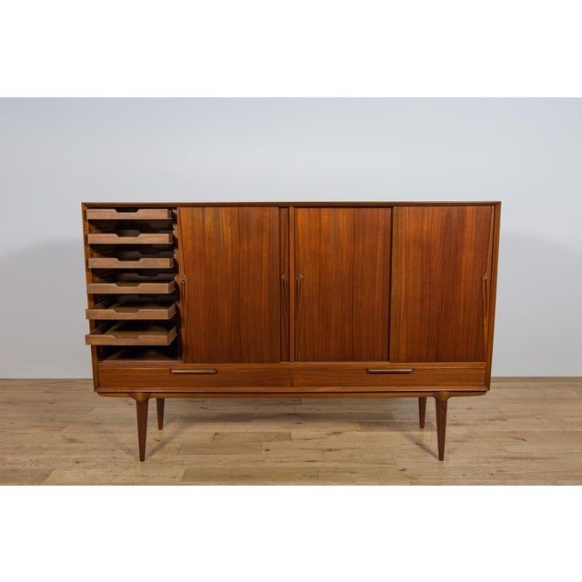 Mid-Century Model 13 Sideboard in Teak by G. Omann for Omann Jun, Denmark, 1960s For Sale - Image 6 of 18