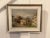 Pair of South American Oil Paintings of Houses Architecture With Silver Frames and Hand-Lined Mat Signed Fortes For Sale - Image 10 of 11