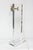 Plastic Unique Lucite Table Lamp with Articulating Glass Diffuser For Sale - Image 7 of 18