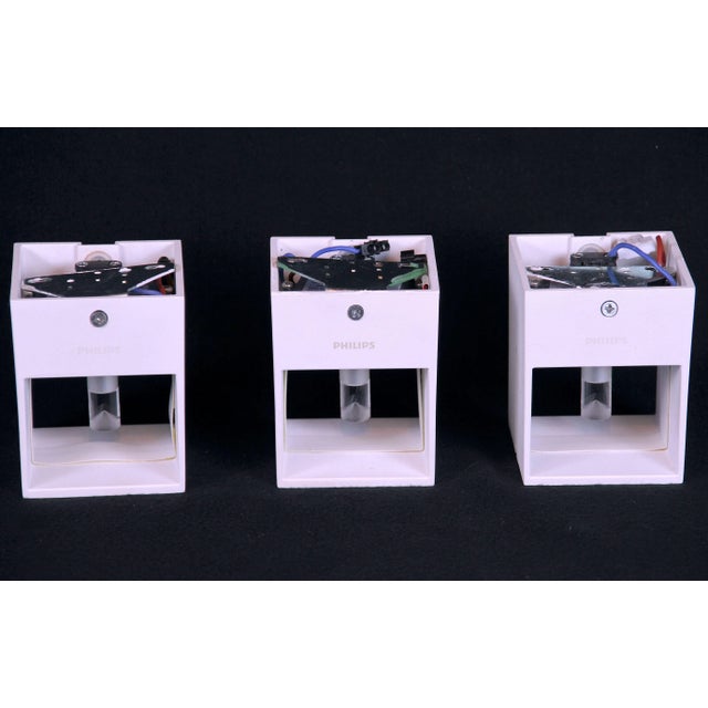 Philips Philips Modern White Square Sconces - Set of 3 For Sale - Image 4 of 7