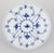 Ceramic Blue Fluted Plain Salad Plates in Porcelain from Royal Copenhagen, 1970s, Set of 4 For Sale - Image 7 of 9