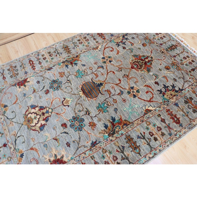 Persian Ziegler Sultanabad Rug – 4'1" X 6'1" For Sale - Image 4 of 8