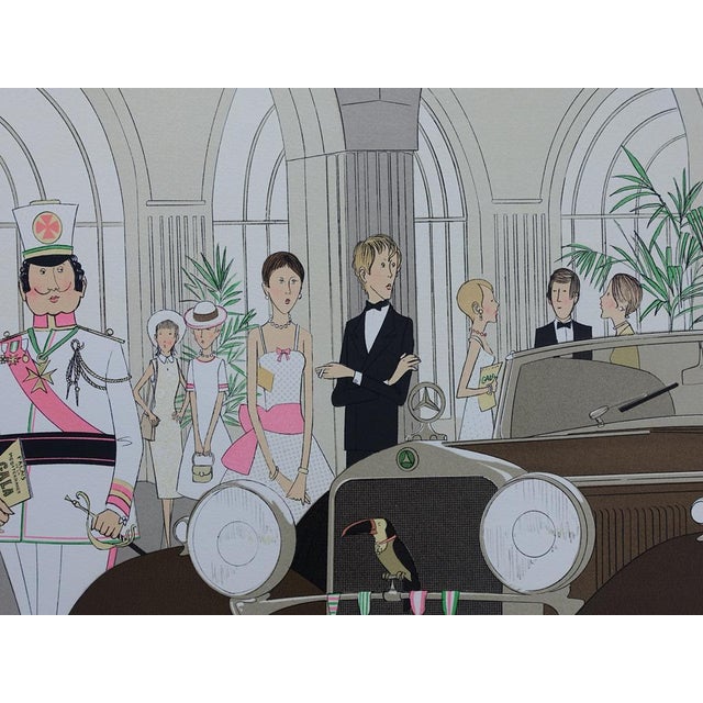 Denis-Paul Noyer, Palais de la Méditerranée, Lithograph For Sale - Image 6 of 8