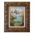 Small Signed Vintage Mountains & Lake Landscape Painting For Sale
