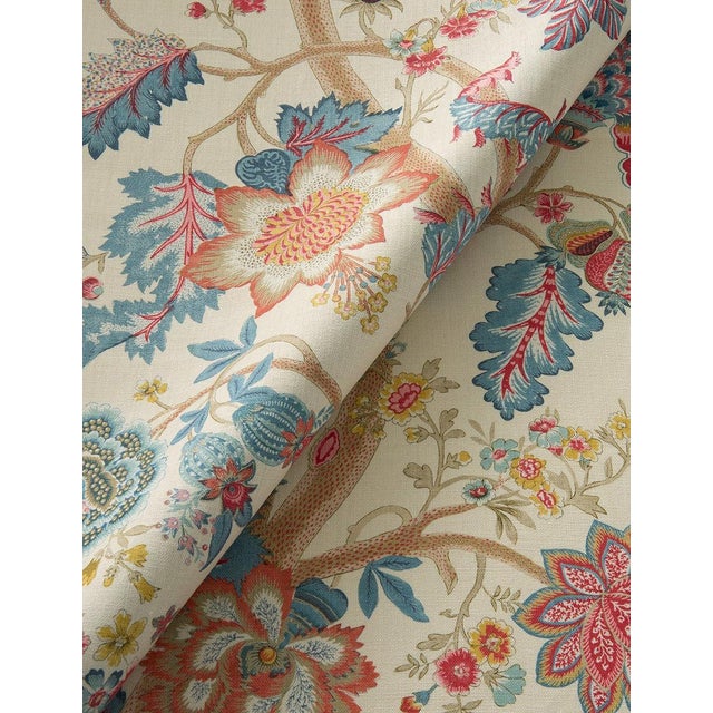 English Sophie Conran Coco 3 Seater Sofa - Kitty Indian Summer with Contrast Welt Knife Edge Cushion For Sale - Image 3 of 5