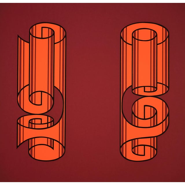 Serigraph by Josef Albers from the monumental "Formulation : Articulation" published by Harry N. Abrams and Ives-Sillman...