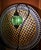 2010s Moroccan Makki Style Green Glass Lantern For Sale - Image 5 of 9