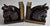 Ceramic Vintage MCM Brown Gold Ceramic Hand Painted Horse Head Equestrian Decor Bookends Pair For Sale - Image 7 of 7