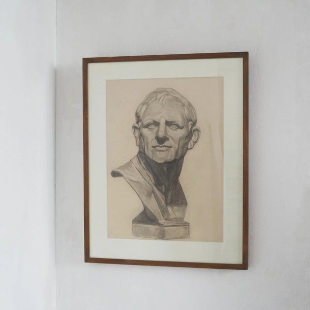 Modern Anton Pieck, Roman, Pencil Drawing, 1950s, Framed For Sale - Image 3 of 6
