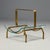 Fontana Arte, Italian Mid-Century Modern, Magazine Rack, Brass, Glass, 1970s This Italian mid-century modern magazine rack...