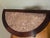Chinese Mid 20th Century Chin Hua Carved Rosewood Demilune Console Table For Sale - Image 3 of 3
