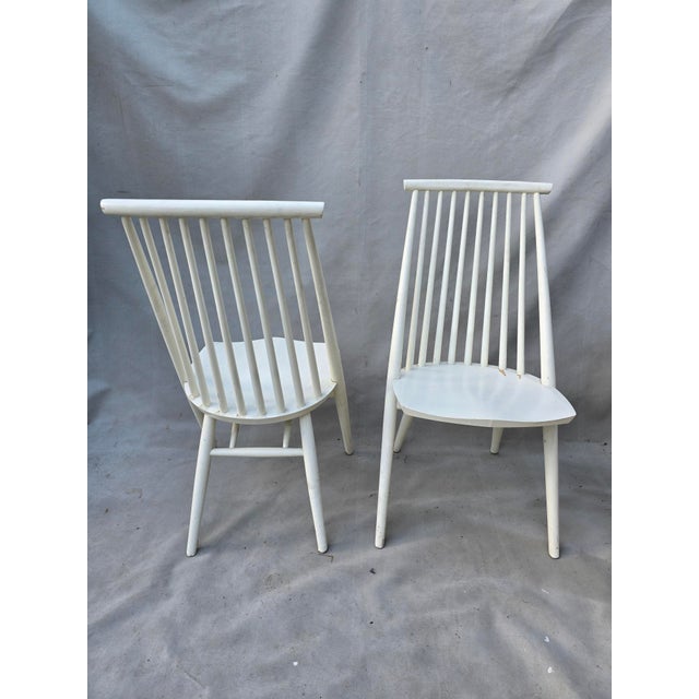 Mid 20th Century Mid 20th Century Chairs in the Style of Mademoiselle For Sale - Image 5 of 9