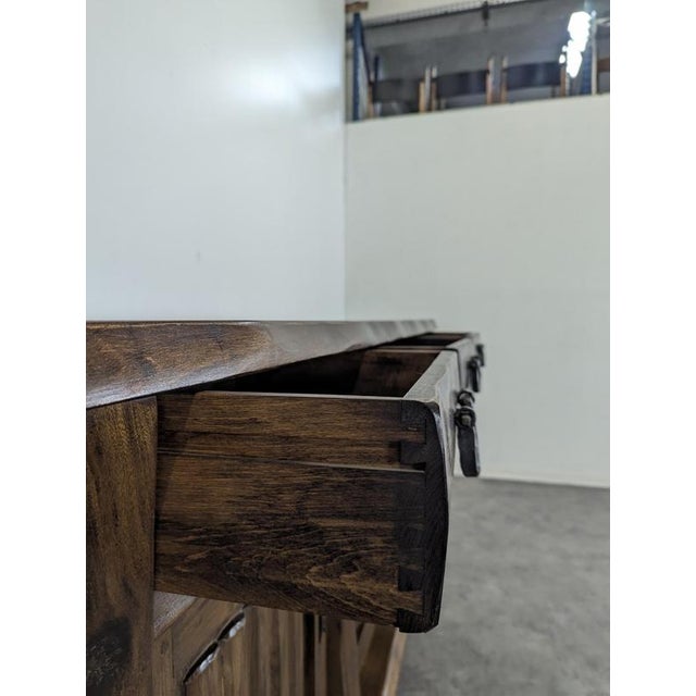 Sideboard in Solid Elm For Sale - Image 5 of 9