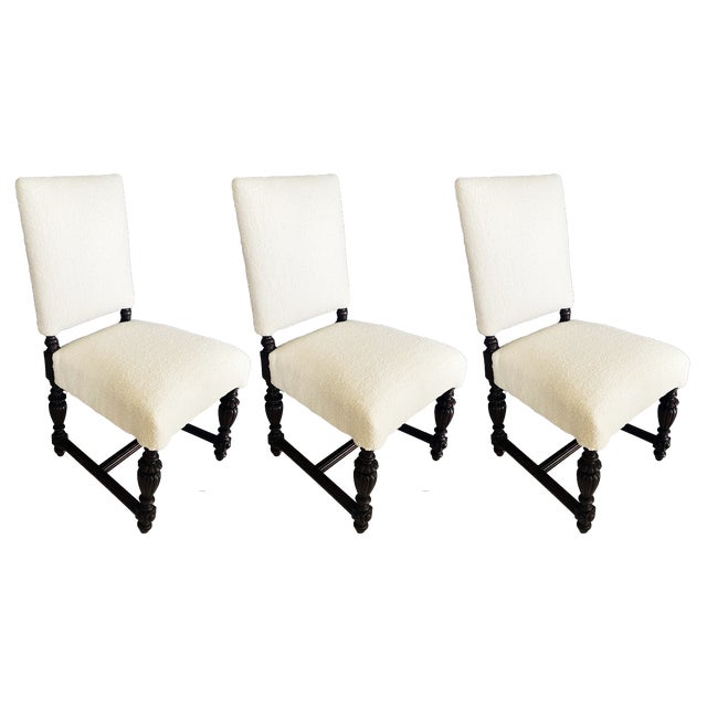 Neo-Renaissance Eclectic Chairs, 1880s, Set of 3 For Sale
