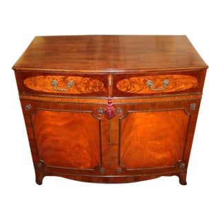 ​1920s Schmieg & Kotzian Mahogany Inlaid Commode Buffet Server For Sale