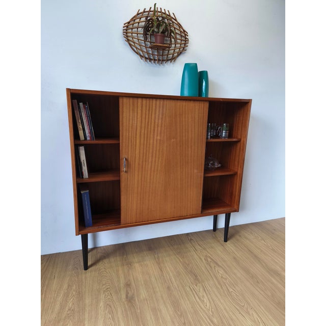 Mid-Century Modern Minimalist Bookcase, 1970 For Sale - Image 10 of 18
