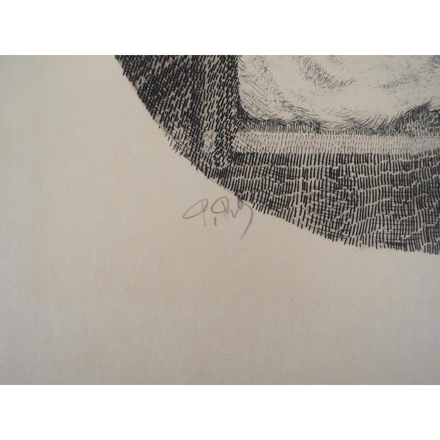 Paul Renouard, Hamlet and the Specter, 1893, Original Etching For Sale - Image 3 of 7
