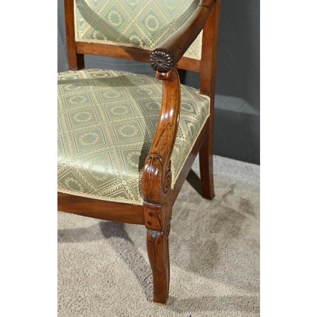 Set of Armchairs with Mahogany Crosses, Early 19th Century For Sale - Image 13 of 18