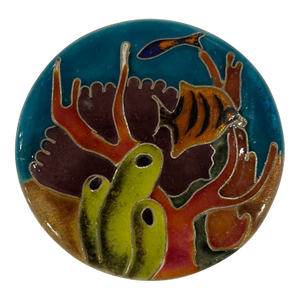 Steve Krauss Under the Sea Enamel on Metal