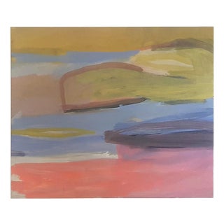 Nicolaas Maathuis, Landscape I, Gouache For Sale