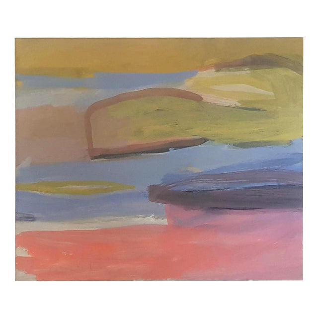 Nicolaas Maathuis, Landscape I, Gouache For Sale