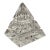 1970s Waterford Crystal Pyramid Paperweight For Sale