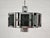 Space Age MCM Polished Chrome & Smoked Glass Chandelier By Robert Sonneman For Fredrick Ramond. This Will Make A Fabulous...