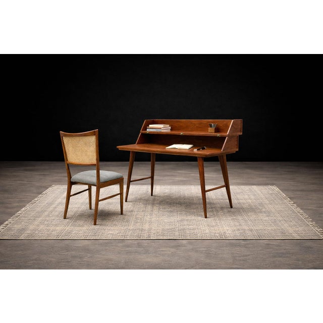 Mid-Century Brazilian Modern Rosewood Lift-Top Desk / Vanity Console, Brazil, 1950s For Sale - Image 14 of 16