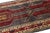 Textile Vintage Caucasian Kazak Wool Runner Rug With Double Eagle Motif & Charcoal Field For Sale - Image 7 of 9