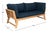 Tandra Daybed - Natural/Navy For Sale In Philadelphia - Image 6 of 12