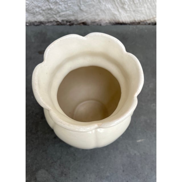 Art Deco Vintage Camark Stangl Pottery Vases Art Deco Matte White 1930’s For Sale - Image 3 of 12