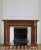 Brown Antique Hand Carved Walnut Mantel For Sale - Image 8 of 9