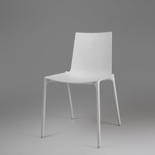 Vintage White Design Chair, Belgium, 2000s For Sale - Image 11 of 11