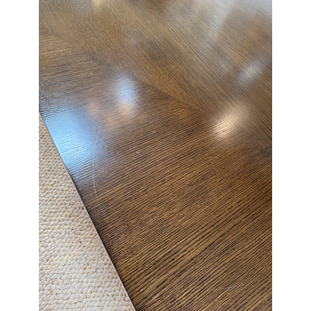 Lexington Home Zavala Loggia Rectangular Double Pedestal Extension Table For Sale - Image 10 of 12