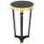 Brass and Round Black Granite Top Tri Legged Pedestal End Side Table For Sale - Image 11 of 11