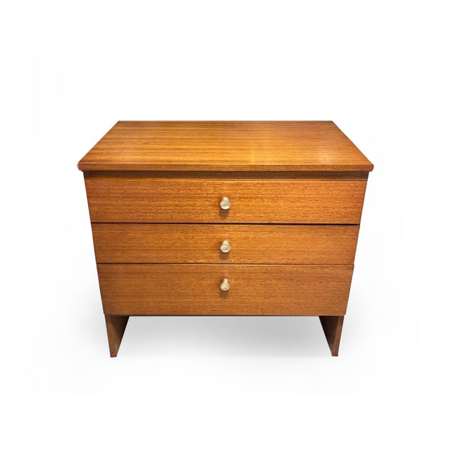 Vintage Meredew Chest of Drawers in Light Oak, 1960s For Sale - Image 10 of 12