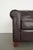 Brown Pottery Barn Cameron Roll Arm Leather Chair For Sale - Image 8 of 13