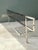 Vintage Chrome and Leather King Headboard After Mies Van Der Rohe For Sale - Image 9 of 15