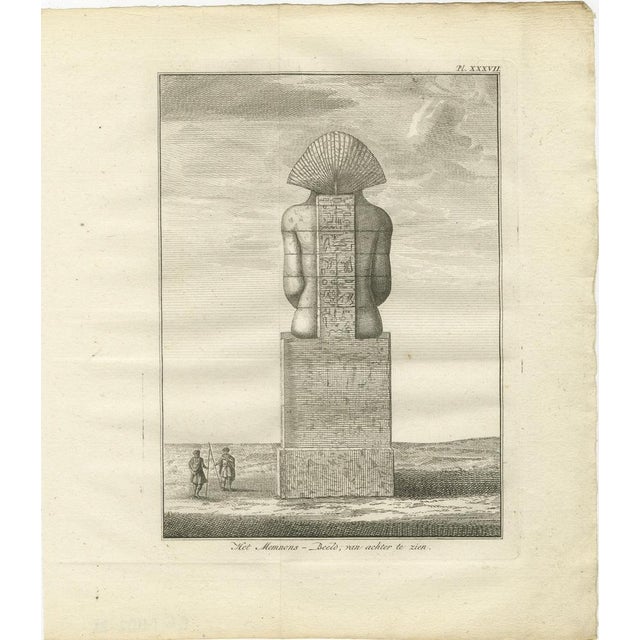 Colossus of Memnon at Thebes, 1776, Paper, Set of 2 For Sale - Image 3 of 10
