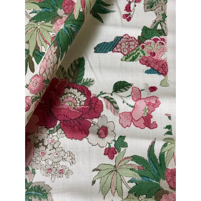 Schumacher Schumacher 176780 Floribunda Document Fabric 2 Yards For Sale - Image 4 of 7