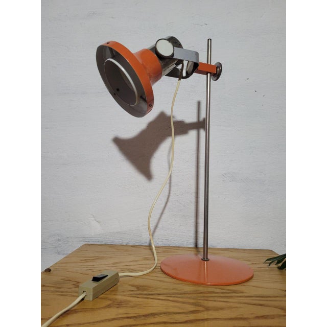 Mid-Century Modern Czechoslovakian Table Lamp by Pavel Grus for Kamenický Šenov For Sale - Image 3 of 11