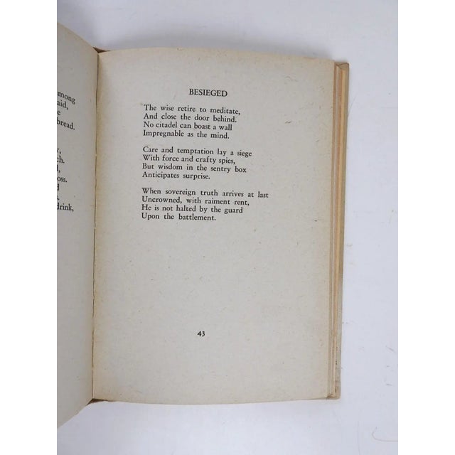 Mustard 1947 Democracy of Dust by Robert Brothers Texas Signed Poetry Book For Sale - Image 8 of 12