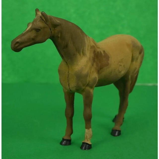 Lead Horse W/ Tattersall Blanket Figurine For Sale In New York - Image 6 of 11