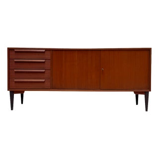 Mid-Century German Teak Sideboard by WK Möbel, 1960s For Sale