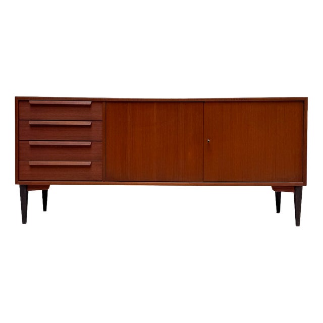 Mid-Century German Teak Sideboard by WK Möbel, 1960s For Sale