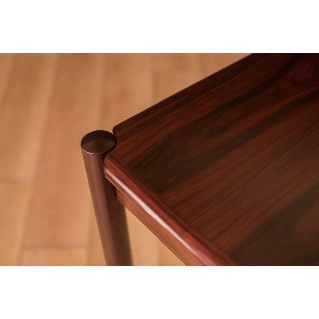 Danish Modern Rosewood Flip Top Game Dining Table by Kibaek Møbelfabrik For Sale - Image 9 of 17