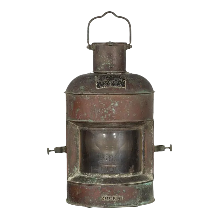 Vintage Nippon Sento Co, Ltd Japanese Ship's Navigation Stern