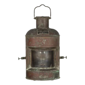 Vintage Nippon Sento Co, Ltd Japanese Ship's Navigation Stern Light